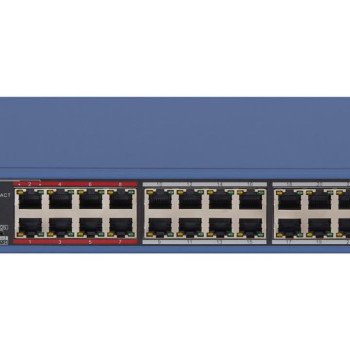 Hikvision 26 prievadų 24 PoE prievadų komutatorius DS-3E0326P-E/M(C)