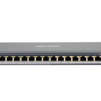 Hikvision 16 prievadų komutatorius DS-3E0516P-O