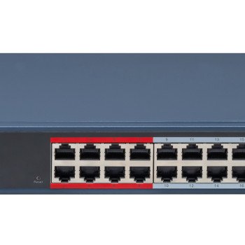 Hikvision 26 prievadų 24 PoE valdomas komutatorius DS-3E1326P-EI(B)