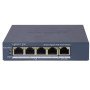 Hikvision 5 prievadų komutatorius DS-3E1505P-EI/M
