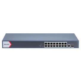 18 prievadų, 16 PoE prievadų komutatorius Hikvision DS-3E1518P-EI/M