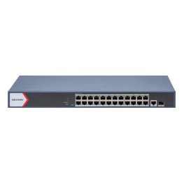 26 prievadų, 24 PoE prievadų komutatorius Hikvision DS-3E1526P-EI 26 prievadų, 24 PoE prievadų komutatorius Hikvision DS-3E1526P-EI