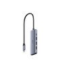 Adapteris CUDY UH405 (USB-C į 3x USB-A, 1x USB-C, 1x HDMI)