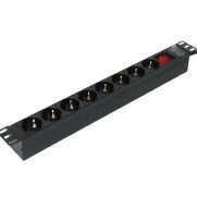 Maitinimo panelė 19'' spintai LK-BL-G10G08S (8x240V Schuko, su jungikliu, 1.8m, aliuminis korpusas) Maitinimo panelė 19'' spintai LK-BL-G10G08S (8x240V Schuko, su jungikliu, 1.8m, aliuminis korpusas)