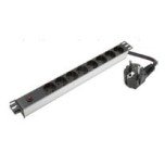 Maitinimo panelė 19'' spintai LK-BL-G10O08/P (8x240V Schuko, be jungiklio, su 10A/16A apsauga, 1.8m) Maitinimo panelė 19'' spintai LK-BL-G10O08/P (8x240V Schuko, be jungiklio, su 10A/16A apsauga, 1.8m)