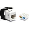 Lizdas EXCEL 100-202-WT RJ45 (Balta, Cat5e, UTP, keystone)