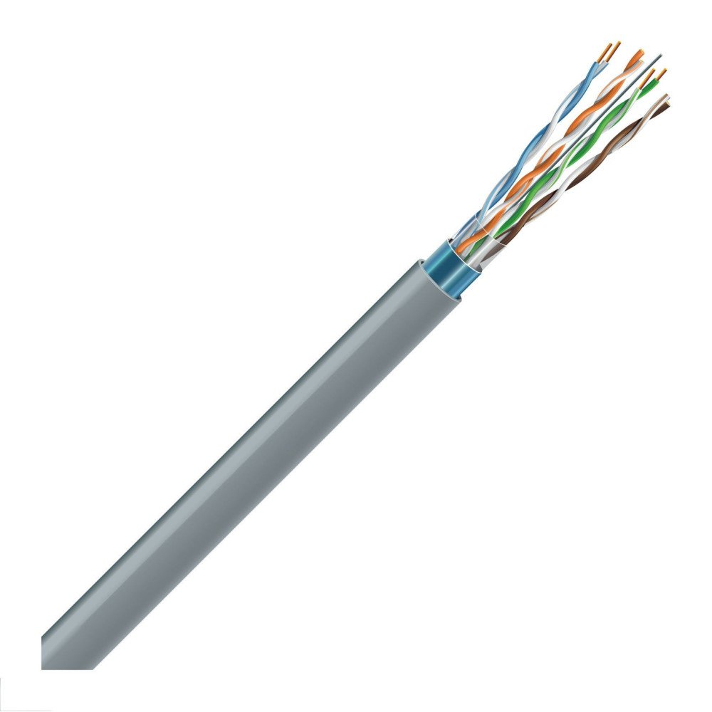 LAN tinklo kabelis ECG FTP 5e (vidaus, ekranuotas, PVC, Eca, 305m, E) LAN tinklo kabelis ECG FTP 5e (vidaus, ekranuotas, PVC, Eca, 305m, E)