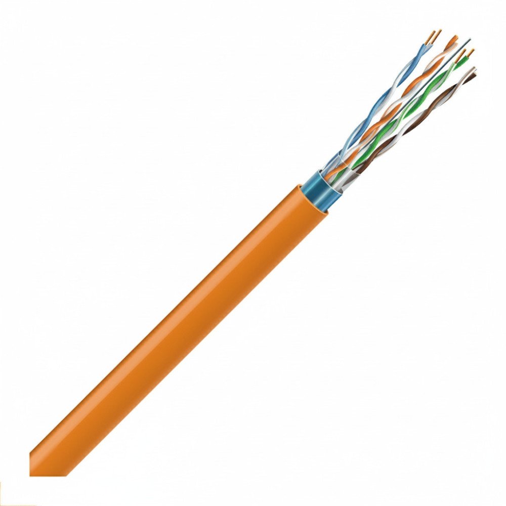 LAN tinklo kabelis ECG FTP 6 (vidaus, ekranuotas, PVC/LSZH, 305m, 23AWG/0,56mm, B2ca(s1,d1,a1))
