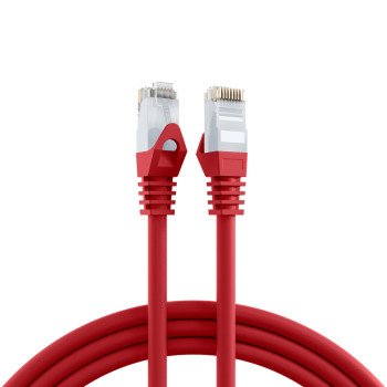 Patch kabelis U/UTP Cat.6 EFB K8104RT.0,5 (0,5 m, LSZH, CCA, raudonas)
