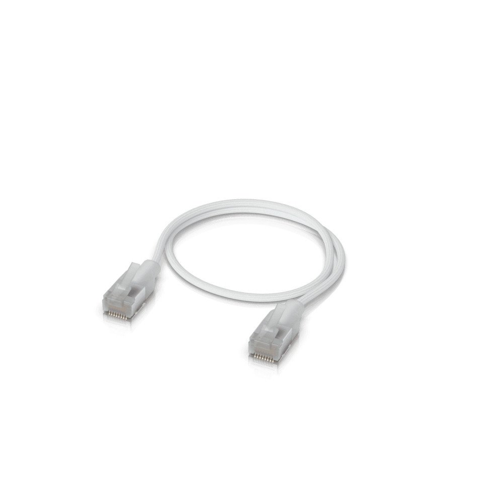 Patch kabelis Ubiquiti UACC-Cable-Patch-EL-0.3m-W (UTP Cat6, 0.3 m, balta) Patch kabelis Ubiquiti UACC-Cable-Patch-EL-0.3m-W (UTP Cat6, 0.3 m, balta)