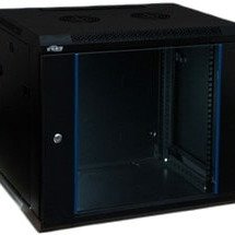 Komutacinė spinta 10'' pakabinama 12U 300x300x656,70mm (juoda, nesurinkta, IP20) ASP-3312