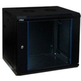 Komutacinė spinta 19'' pakabinama 15U 600x450x769mm (juoda, surinkta, IP20) AWM2-6415