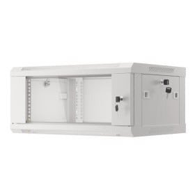 Komutacinė spinta 10'' pakabinama 6U 300x300x399mm (pilka, nesurinkta, IP20) ASP-3306