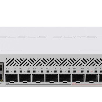 9 prievadų komutatorius MikroTik CRS310-1G-5S-4S+IN (1xLAN, 5xSFP, 4xSFP+)