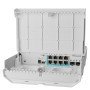 Komutatorius 8 prievadų Mikrotik CSS610-1Gi-7R-2S+OUT