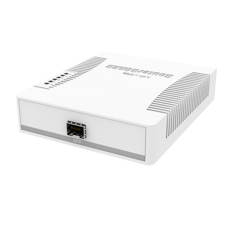 Komutatorius 5 prievadų Mikrotik RB260GSP (CSS106-1G-4P-1S) Komutatorius 5 prievadų Mikrotik RB260GSP (CSS106-1G-4P-1S)