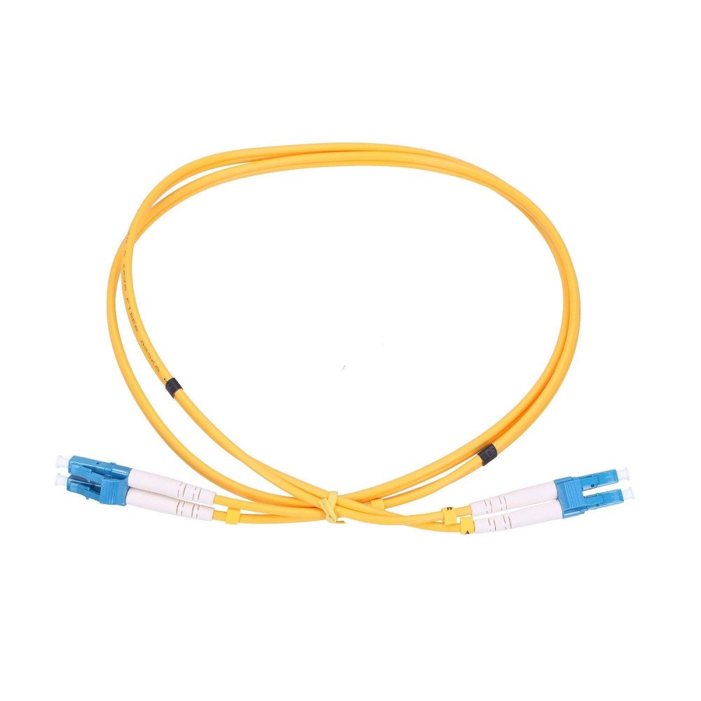 Optinis laidas LC/UPC–LC/UPC SM duplex (G652D, 3 mm, 0.5 m)