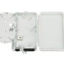 Optinė sieninė dėžutė EX 0691 (plastikinė, SC/LC duplex, 1 kabelio įėjimas, 2 adapteriai, kasetė, be adapterių, 167×102×31 mm)