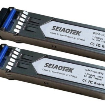 Integruojamas keitiklis SFP BiDi GSFP-LX40 (1.25Gbps, Single-mode, TX1310nm, LC, Duplex, 40km)