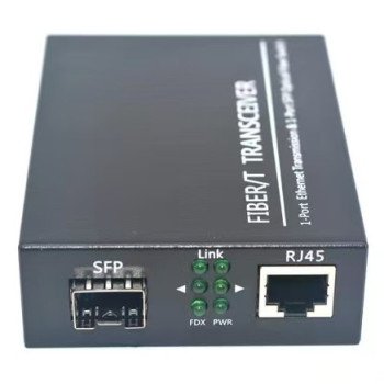 Optinis keitiklis AC101G-1T1F SM (1xRJ45, 1xSFP SC, WDM Tx/Rx, 10/100/1000Mbps, 20km)