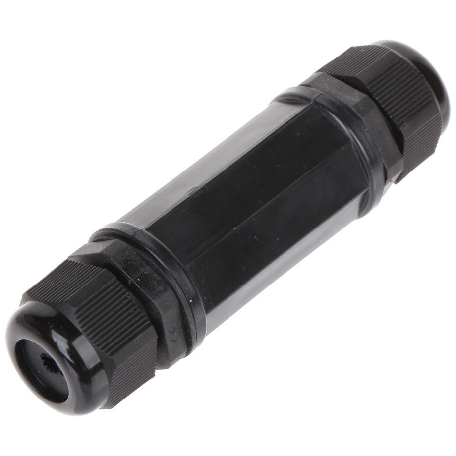 Sujungimas hermetinis UTP kabeliui (CAT 5/6) RJ45–RJ45 (IP67, 109x30x30 mm)