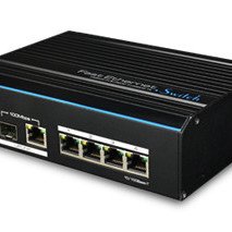 4 prievadų pramoninis komutatorius UTEPO UTP7204E-A1