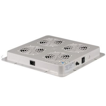 19'' ventiliatorių blokas PRO-LFD02AT.TS (2 vent., termostatas, C14, 380x380x40 mm)