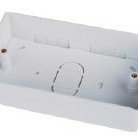 Virštinkinė paskirstymo dėžutė RJ45 keystone lizdams 146x86x45mm Virštinkinė paskirstymo dėžutė RJ45 keystone lizdams 146x86x45mm