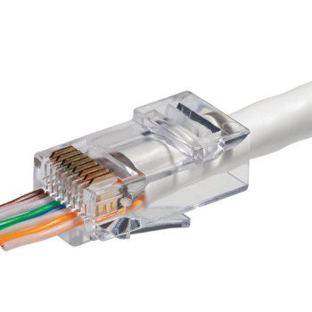 RJ45 kištukas (perkišamas, UTP, CAT5e)