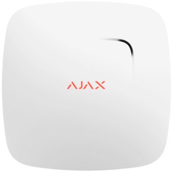 Bevielis dūmų / temperatūros jutiklis Ajax FireProtect 38105.10.WH1 (balta)
