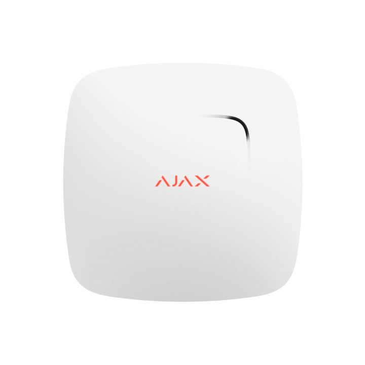 Bevielis dūmų / temperatūros jutiklis Ajax FireProtect 38105.10.WH1 (balta) Bevielis dūmų / temperatūros jutiklis Ajax FireProtect 38105.10.WH1 (balta)