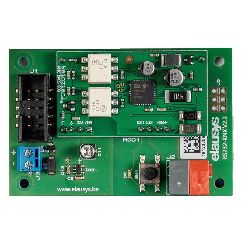 KNX sąsaja Paradox EVO centralėms (RS232 komunikacija per PRT3 modulį)