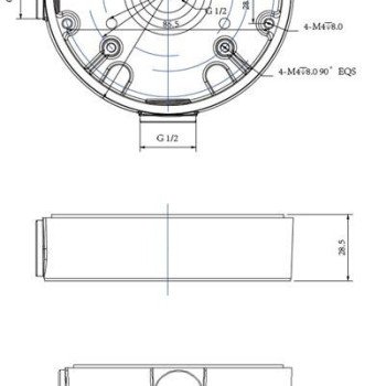 Vaizdo kameros laikiklis, 108.0x28.5 mm, PFA139