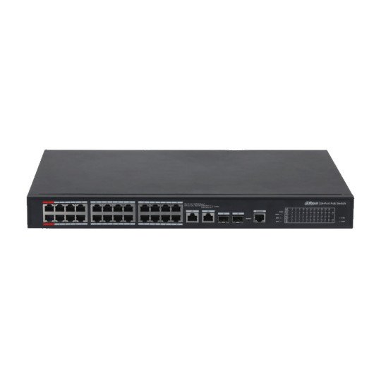 Komutatorius 24 PoE prievadai + 2 Gigabit, 100 Mbps, PFS4226-24ET-360-V3