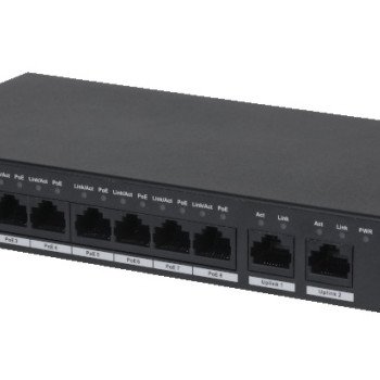 10 prievadų, 8 PoE komutatorius PFS3010-8ET-96-V2, 8PoE, 2 uplink