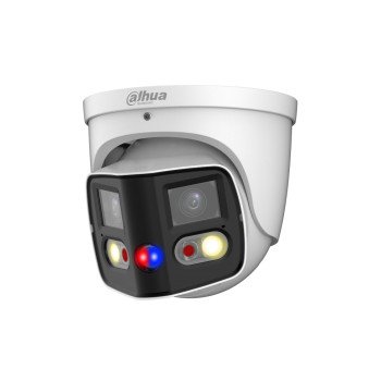 IP kamera IPC-PDW3849-A180-AS-PV, Duo 2x4Mp, 180°, 2.8 mm, IR 25 m, su sirena ir švyturėliais