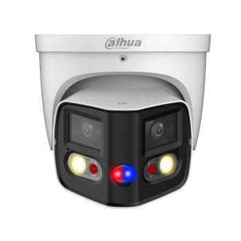 IP kamera IPC-PDW3849-A180-AS-PV, Duo 2x4Mp, 180°, 2.8 mm, IR 25 m, su sirena ir švyturėliais