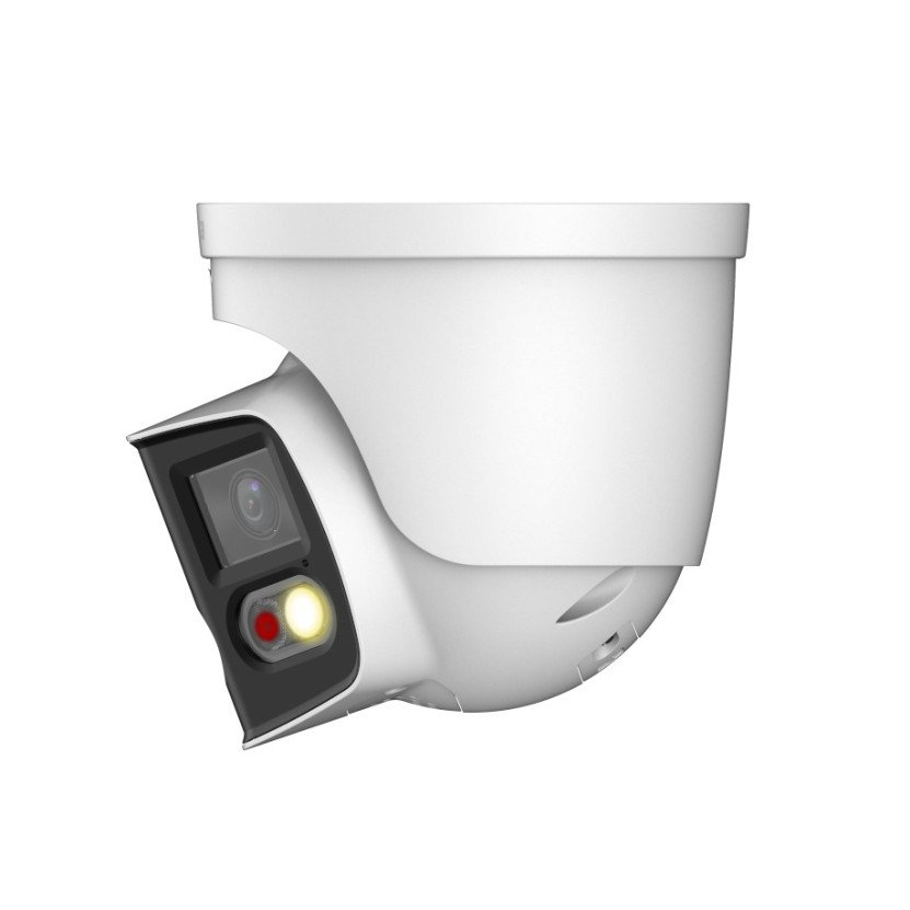 IP kamera IPC-PDW3849-A180-AS-PV, Duo 2x4Mp, 180°, 2.8 mm, IR 25 m, su sirena ir švyturėliais
