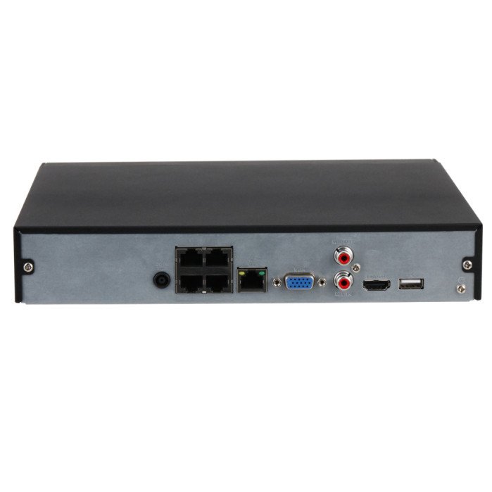 IP vaizdo kamerų įrašymo įrenginys NVR4104HS-P-4KS3, 1 HDD, 4 kan., 4 PoE