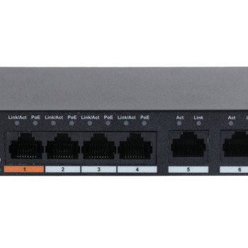 CS4006-4ET-60 6 prievadų, 4 PoE  per Cloud valdomas komutatorius 2x1000Mbps