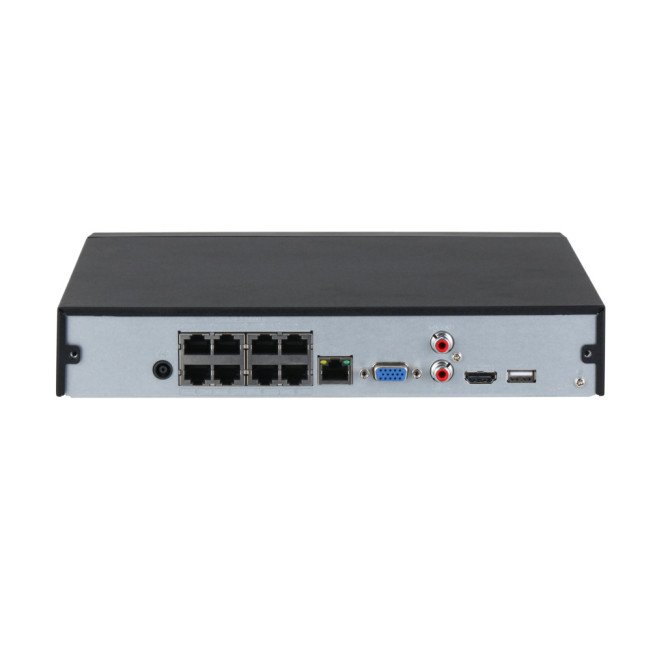 IP vaizdo kamerų įrašymo įrenginys NVR4108HS-8P-4KS3, 1 HDD, 8 kan., 8 PoE