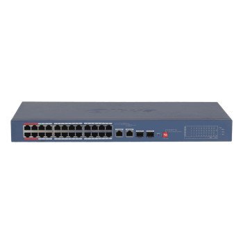Komutatorius CS4226-24ET-240, 24PoE+2G upl, L2 man., Dahua