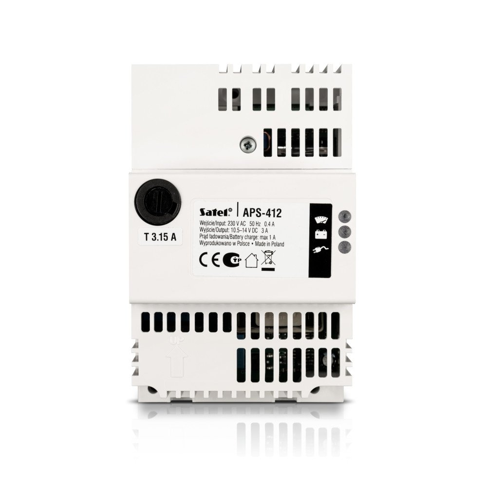 Maitinimo šaltinis APS-412, 4A 12Vdc, montavimas ant DIN bėgelio