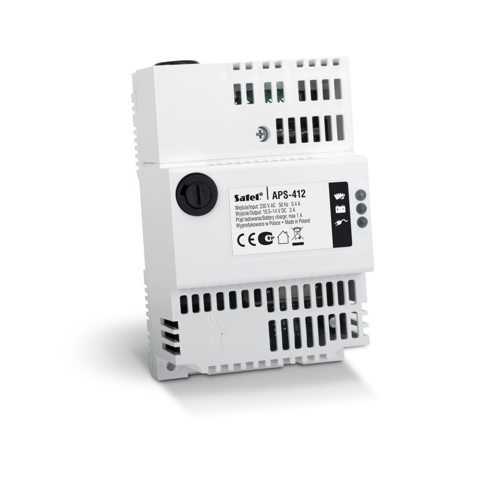 Maitinimo šaltinis APS-412, 4A 12Vdc, montavimas ant DIN bėgelio