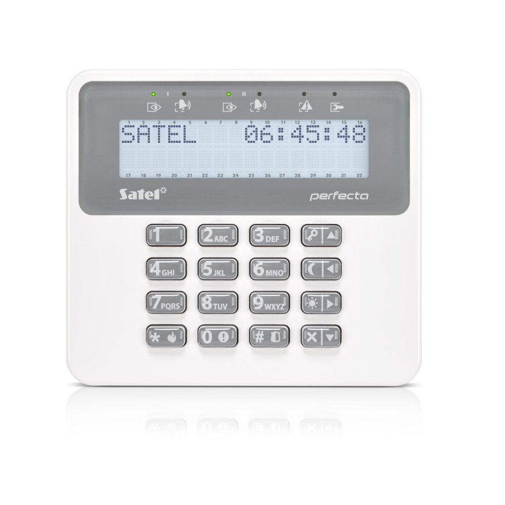 Klaviatūra signalizacijos centralei PRF-LCD (Perfecta centralėms)