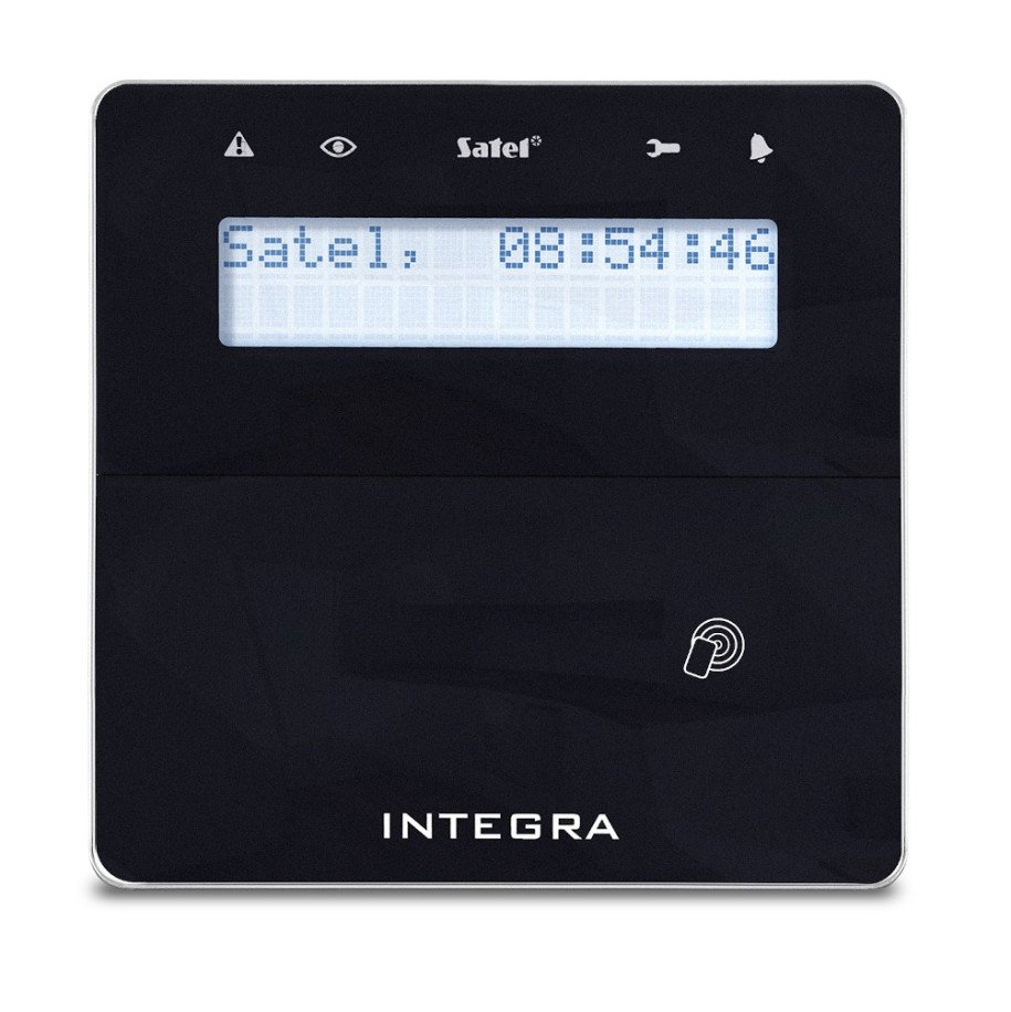 Klaviatūra INT-KLFR-B, su kortelių skait., LED ind., Integra centralėms