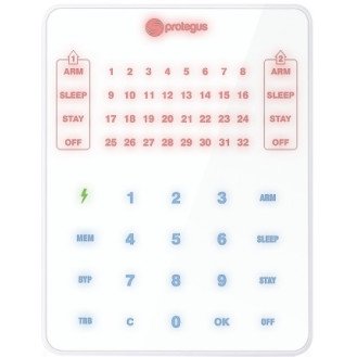 Apsaugos klaviatūra SK232LEDW Apsaugos klaviatūra SK232LEDW