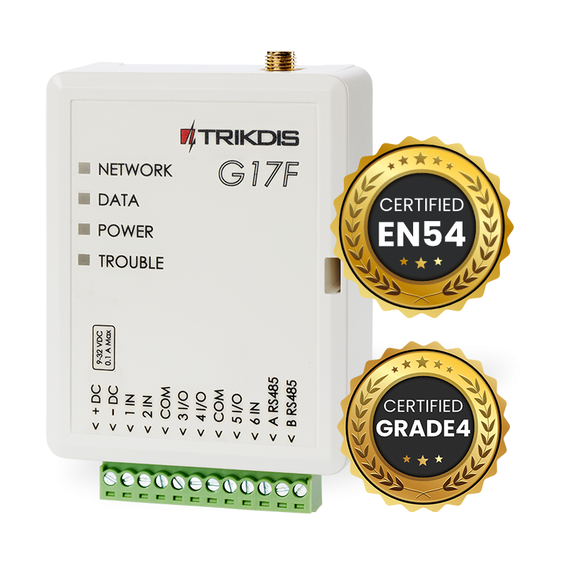 2G komunikatorius priešgaisrinėms centralėms G17F