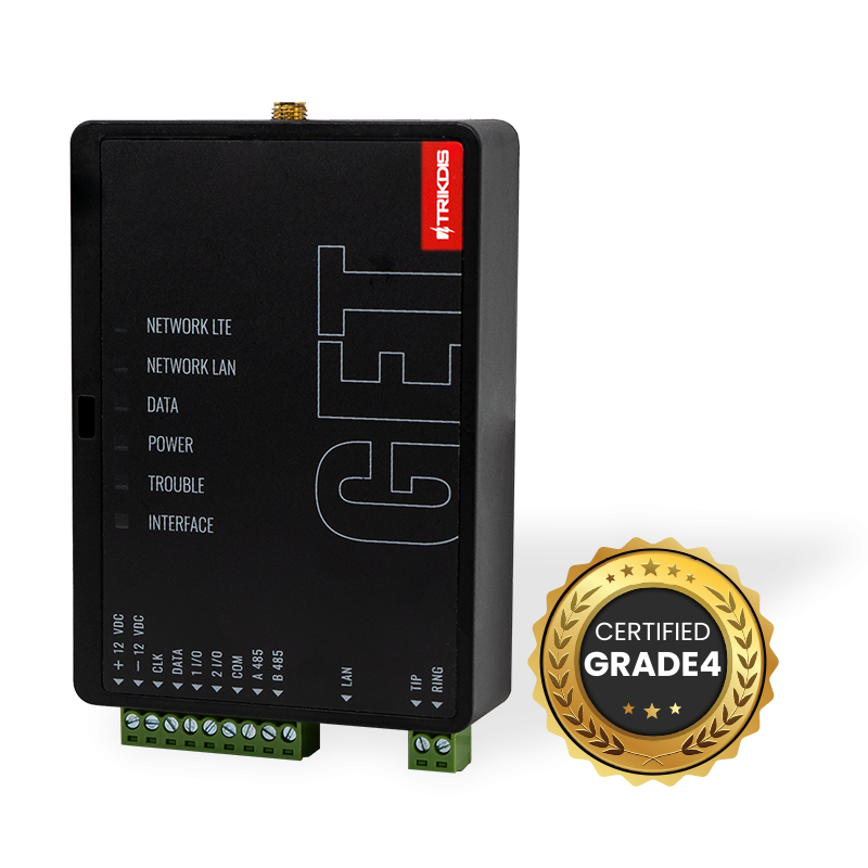 GSM/Ethernet komunikatorius GET 4G su antena