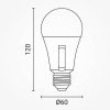 LED lemputė E27 G46 10W, CCT, pasirenkama LED lemputė E27 G46 10W, CCT, pasirenkama